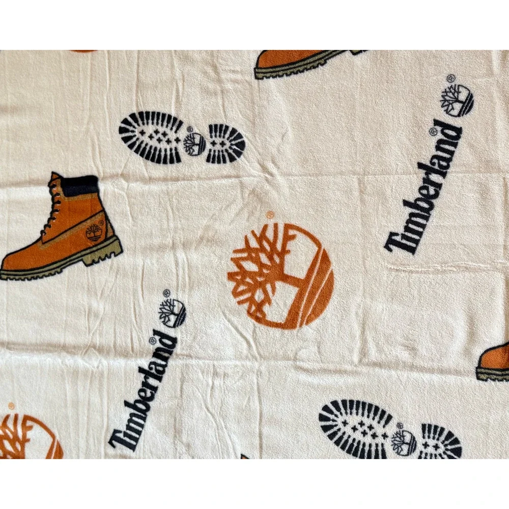 Timberland Fleece Throw Blanket Plush Soft Cozy Camping Cabin Lodge NEW 42x60